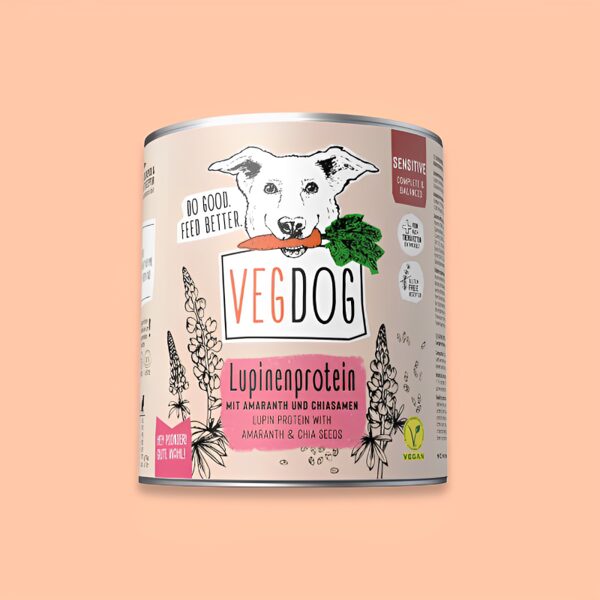 VEGDOG SENSIBLE konservuotas veganiškas maistas jautriems šunims, 800g